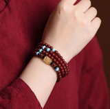 Chuỗi Vòng 108 hạt Chu Sa 6mm