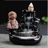Thác Khói Chú Tiểu Bên Suối Đổ-Tím cát,Xanh