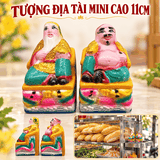 Tượng Địa Tài Mini mẫu Vàng(cao 11cm)