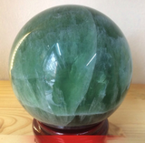 Bi Cầu Xanh Thạch Anh 8.6cm(1.150gr)