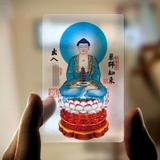Kim bài Phật Dược Sư trong suốt