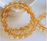 Vòng tay Thạch Anh vàng 12mm