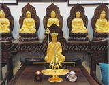 Khay Đế cắm nhang Vòng chân CAO(màu vàng)