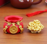 Chum Choé Muối Gạo Nước Đỏ Thần Tài 5.5*5.5*6cm