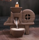 Thác Khói Cối Xay Lúa Nâu lớn 12cm