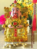 Thần tiền Áo vàng Kim sa-32cm