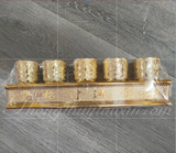 Khay Chum Sứ đế rời,không nắp(Kim sa)- 26*5*4cm-5 ly
