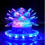 Đèn Hoa sen Xoay đổi màu 12cm