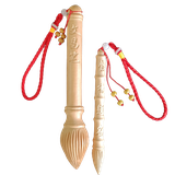 Thanh lý Bút văn xương gỗ đào 22cm
