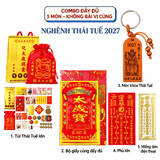 Combo Đầy Đủ:Cúng Thái Tuế 2026 [Đầy Đủ 5 MÓN] +Chưa Bài Vị (Đã Trì Chú)
