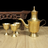 Bộ Bình Đồng Rượu + 3 Chum