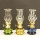 Đèn Dầu Nhỏ Thân trụ 10,5cm [3 màu ngẫu nhiên chụp dày]