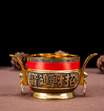 Lư hương Đồng giả Cổ(Hợp Kim)17.3cm*13cm(miệng*cao)-7Inch