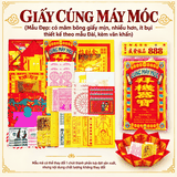 Giấy cúng Máy Móc đủ bộ(kèm văn khấn)