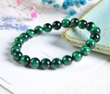 Vòng tay Mắt Hổ xanh lá - đen 10mm