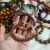 Vòng tay Mã Não Vajra Bodhi (bồ đề kim cương nở) 0.8mm