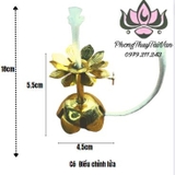 Chân đế Bấc Ba Chân 4.5*5.5cm đầu Sen(điều chỉnh được lửa)