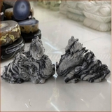 Tỳ hưu Đá Ngọc Vân Cẩm Đen