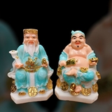 Tượng Địa Tài Xanh Bột Đá CC