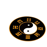 Thảm Trải Sàn Tròn Bát Quái [Đen]
