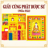 Bộ Giấy cúng Phật Dược Sư(Mẫu Đài)