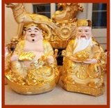 Tượng Địa Tài Kim Sa Áo Vàng
