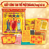 Bộ Giấy cúng Tam Thế Phật