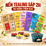 Nến viên Tealing 2h  tiện ích[Hộp 10 viên ]
