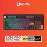 Bàn phím cơ DareU EK98 Pro Triple Mode Black Golden DareU Cloud switch