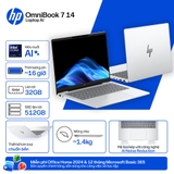Laptop HP OmniBook 7 14-fr0033TU C1MN2PA (Intel Core Ultra 5 225U | 14 inch WUXGA IPS | 16GB | 512GB | Win 11 | Office | Bạc)