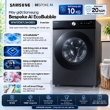 Máy giặt Samsung Bespoke AI EcoBubble Inverter 10 kg WW10DB7U34GBSV