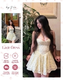 Lavie Dress - Yellow/Blue