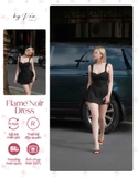 Flame Noir Dress