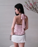 Lily Top - Mint/Pink