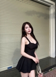 Flame Noir Dress
