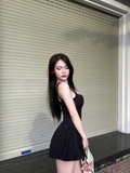Flame Noir Dress