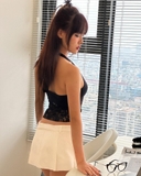 Low waist simple skirt
