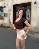 Kyo Skirt - Grey/Begie