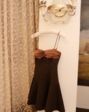 Melt Dress - Brown