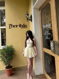 Lavie Dress - Yellow/Blue