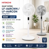 Quạt đứng Hitachi LF-A6RCWN / LF-A6RCGN (Trắng/Xám) - 55W - Remote