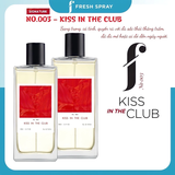 N.03 Nước Hoa Kiss In The Club - F Fresh Spray Nốt Hương Quyến Rũ, Ngọt Trầm Lôi Cuốn - 50ml [Auth]
