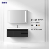 Bộ tủ gương lavabo phòng tắm thông minh Enic ST01 60cm – 100cm