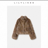 Fur faux coat