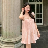 Pink babydoll dress