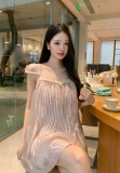 Pink babydoll dress