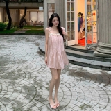Pink babydoll dress