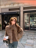 Fur faux coat