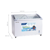 Tủ Đông Mặt Kính Cong Funiki 451L HSF AD6451.C - Dàn Đồng, Kính Low-E
