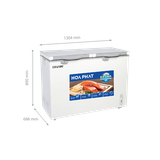 Tủ Đông Dàn Đồng Kính Cường Lực Funiki 352L HPF AD6352.T Sang Trọng